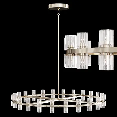Restoration Hardware ARCACHON ROUND CHANDELIER 48 Nickel