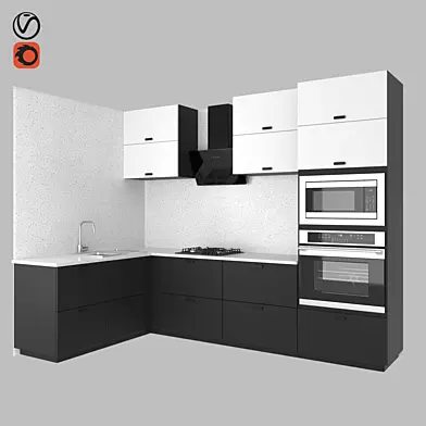 Modern kitchen KUNGSBACKA CHECKER