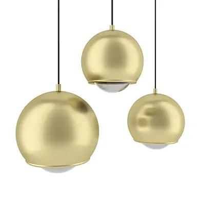 Kyori Amber Lampatron chandelier