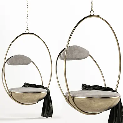 gold hanging chair