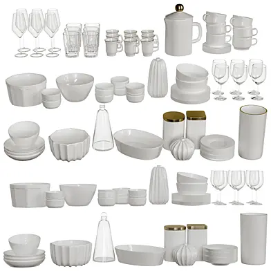 Set of dishes