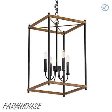 Rectangle Farmhouse Hanging Light