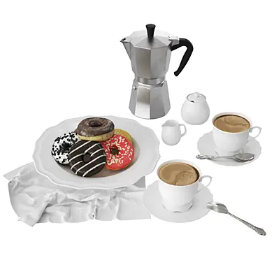 Classic Dish with Donuts With Donuts