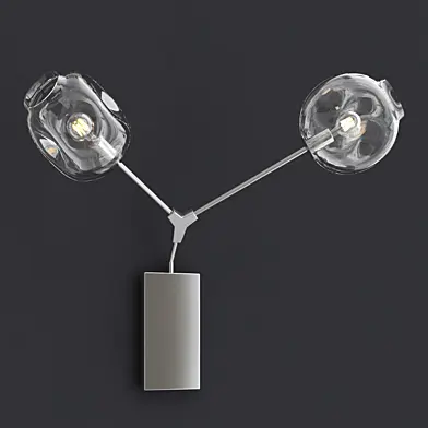 Branching Bubble sconce 2 chrome