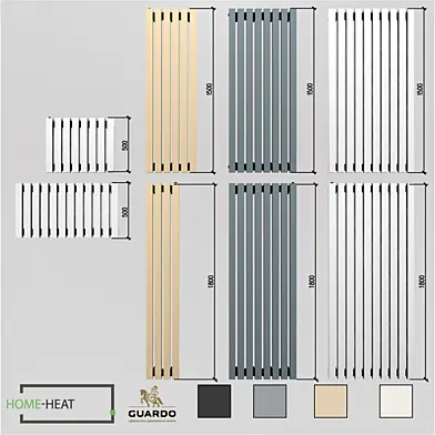Трубчатый радиатор отопления Guardo Retta 6 Sp Set Vertical