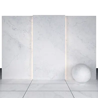 Delicate white Marble