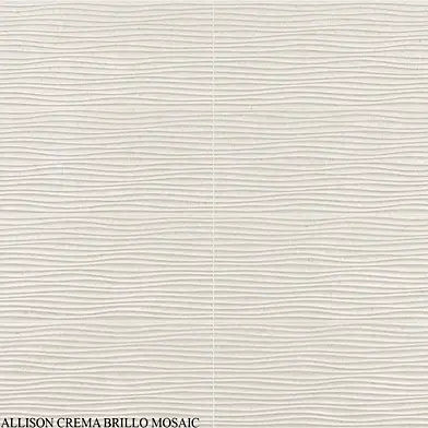 Alaplana Allison Crema Brillo Mosaic