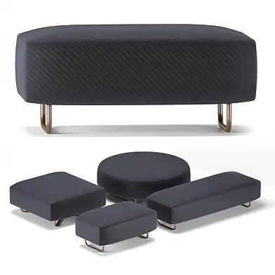 Benches Sunray Luke, Minotti Italia