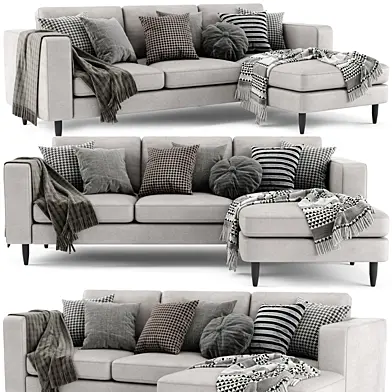 BoConcept Indivi Chaise Longue Sofa