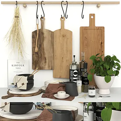 Kitchen accessories 02 - Decorative set 17