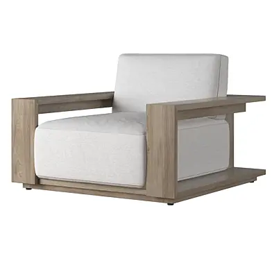 Rh Bahia Teak Lounge Chair
