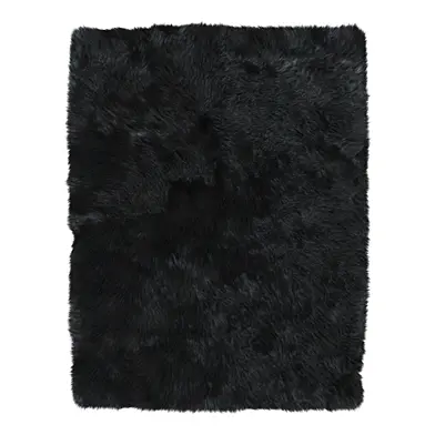Dominick Handmade Shag Teal Area Rug