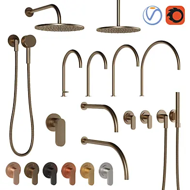 Cocoon faucet and shower - John Pawson collection