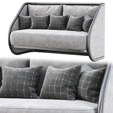 Carry velour loveseat CV11 / Двухместный велюровый диван