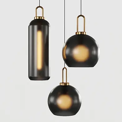 Pendant light Lampatron GAUSS Smoke _3