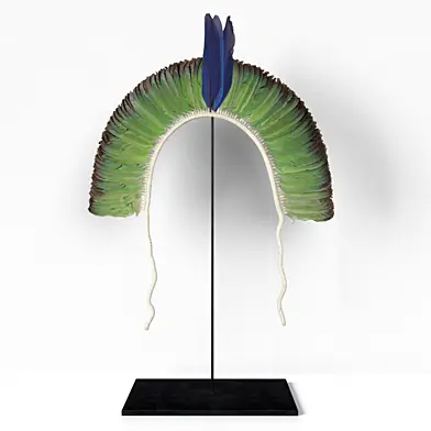 Brazilian Tribal Feather Headdress