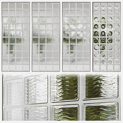 Glass block partition 4