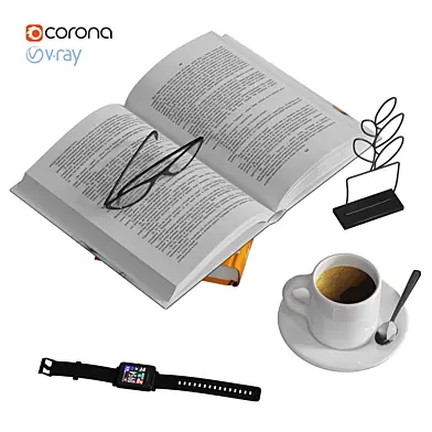 Декоративный набор с открытой книгой