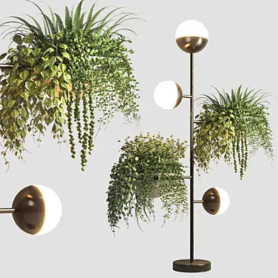 Floor light Indoor & outdoor plants stand pot
