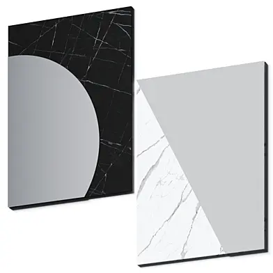 Miter Mars Wall Mirrors