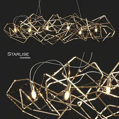 Starlise Gold Chandelier
