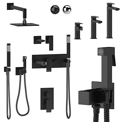 Paffoni  Elle black matt and chrome