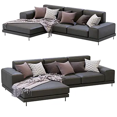 DItre Italia Shade Chaise Lounge Leather