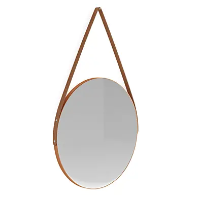 Carson Leather Strap Mirror