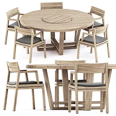 Costes chair and Costes Round table by Ethimo