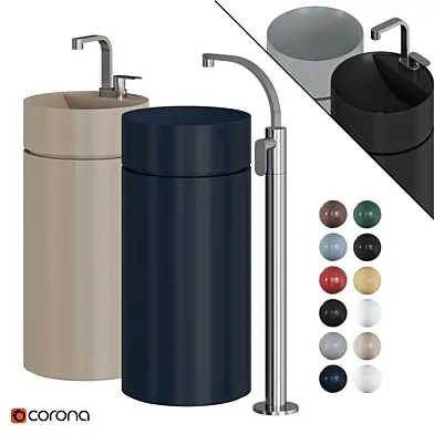 TWIN Ceramica Flaminia | Напольная раковина