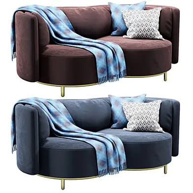 Natuzzi wave 2 seat sofa