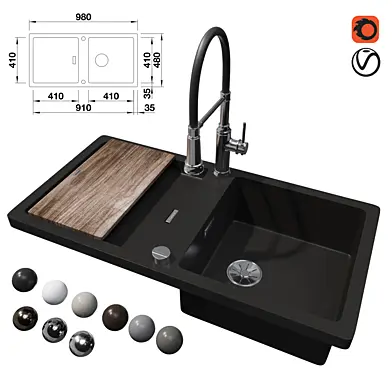 Blanco Adon Sink set01