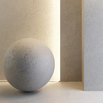 White plaster