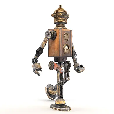 Robot steampunk