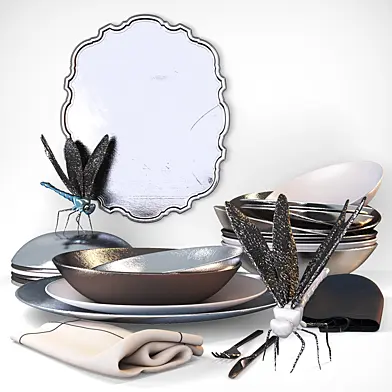Dragonfly decorative set