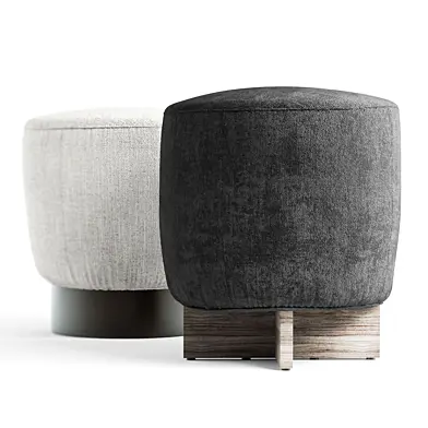 Round fabric pouf By Belt & Cross (Bonaldo)
