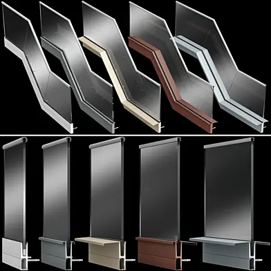 Стеклянные перила ограждение в стиле high-tech / High-tech style glass railing handrails