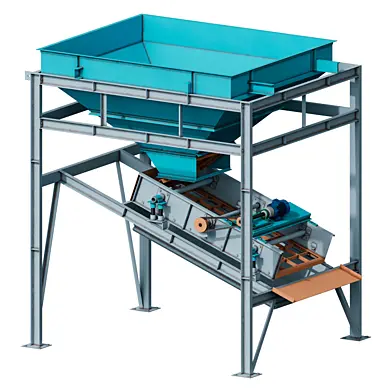 Vibrating Screen Machine for Concrete Batching Plant 01