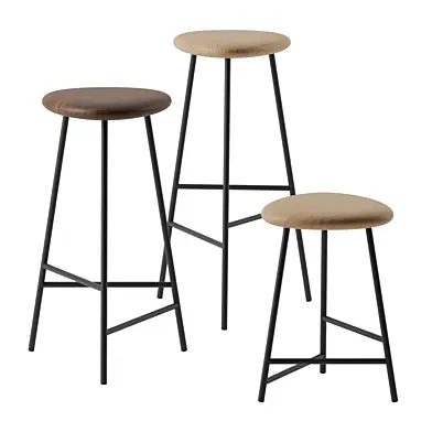 Pebble bar stool by Warm Nordic