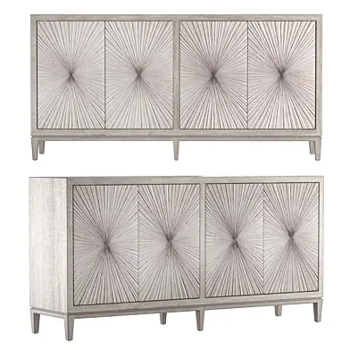 Starburst Pattern Console