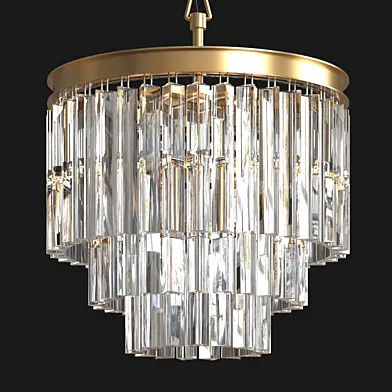 1920S ODEON ROUND CHANDELIER