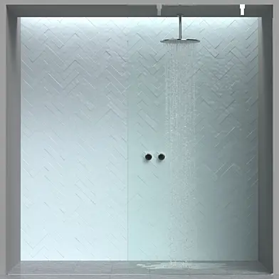 shower (herringbone ceramic)