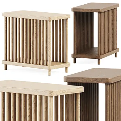 Oak Magazine Side Table Joules / Приставной столик