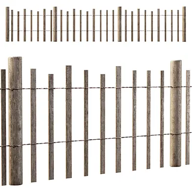 Wooden fencing / Декоративное деревянное ограждение