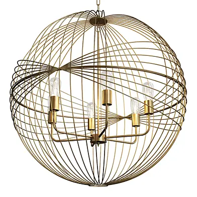 Globe binding chandelier
