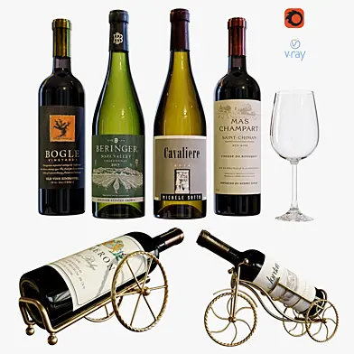 wine bottle set 13
