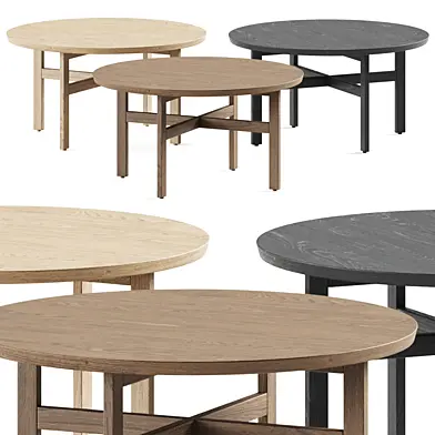 Fjord Coffee Table by Hübsch Interior / Деревянный столик