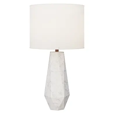 Настольная лампа      Faceted Marble Table Lamp       рабочая лампа