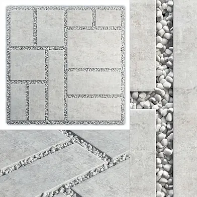 Paving tile pebble n8