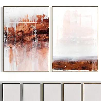Plaster Two Photo Frame R-134